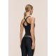 6. CASALL Damen-Tanktop mit formgebendem Block-BH, Schwarz