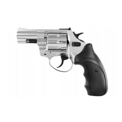ZORAKI R1-K6L BAS Schreckschuss- und Signalrevolver, 2,5" Lauf, Kal. .22 Long Blank, Flash Chrome (R1256MNP-BAS)