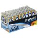 MAXELL Alkaline-Batterie ALKALINE LR03 AAA Folienkarton, Set mit 32 Stück (8 Packungen à 4 Stück)