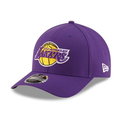 New Era 9FORTY Los Angeles Lakers NBA Team M-Crown Lila Snapback-Kappe - 60755462