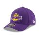New Era 9FORTY Los Angeles Lakers NBA Team M-Crown Lila Snapback-Kappe - 60755462