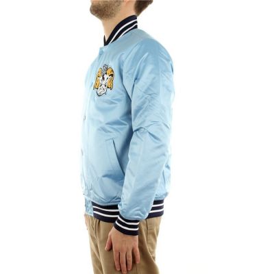 3. Mitchell & Ness NCAA Schwere Satinjacke der University of North Carolina OJBF3413-UNCYYPPPLTBL