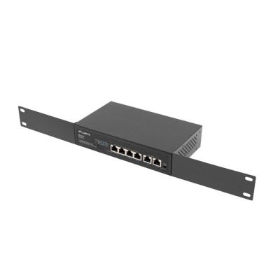 2. LANBERG Switch PoE+ Rack 10"/19" (4x 100 MB/s PoE+, 2x 100 MB/s) RSFE-4P-2FE-60
