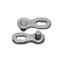 KMC-Steckverbinder 10R EPT, 2 Stück, silber, 10 Reihen, Blisterverpackung