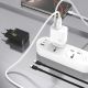 4. Dudao A26TCEU PD QC 25W GaN USB-A/USB-C-Wandladegerät mit USB-C-Kabel – Weiß
