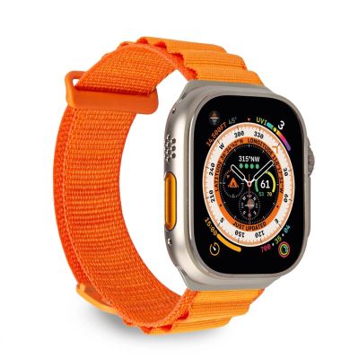 Puro Extreme Nylonarmband für Apple Watch 42 / 44 / 45 / 49 mm – Orange