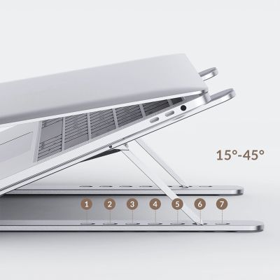 9. Orico PFB-A21 11-17" verstellbarer, faltbarer Laptopständer - Silber