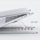 9. Orico PFB-A21 11-17" verstellbarer, faltbarer Laptopständer - Silber