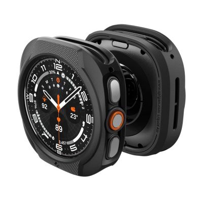 2. Spigen Liquid Air Hülle für Samsung Galaxy Watch Ultra 47 mm – Schwarz