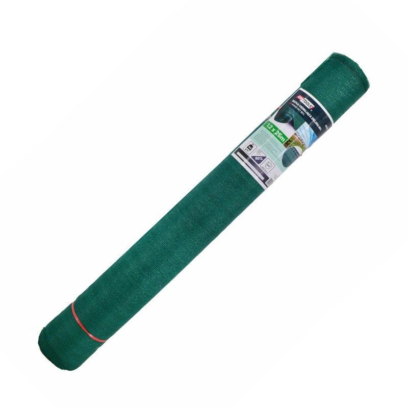 AW Schattennetz 140 g 1,2 x 25 m Grün UV 80 %