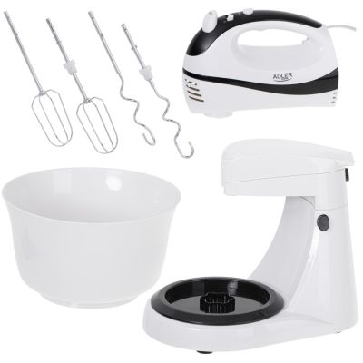 14. Adler AD 4206 Handmixer (300W; weiß)