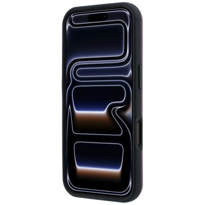5. Mercedes Leather with Ring Stand MagSafe Hülle für iPhone 18 Pro / 17 Pro – burgunderrot