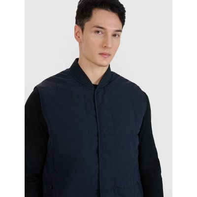 5. Herren ärmellose Weste mit Stehkragen 4F 4FWSS25TVJAM210-20S