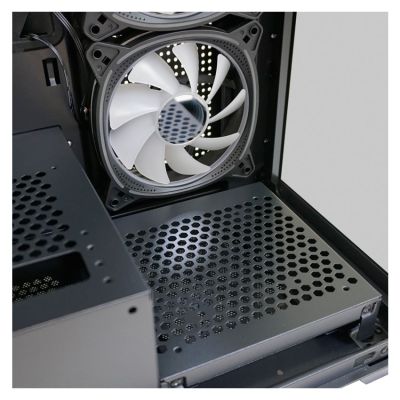 17. LC-Power LC-715B-ON Midi-Tower-Computer-Sicherheitshalterungen Schwarz