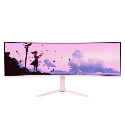2. Arozzi Nova 49" Curved Computermonitor 124,5 cm (49") 5120 x 1440 px Dual QHD LED Pink