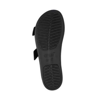 5. Crocs Brooklyn Buckle Low Damen-Flip-Flops Schwarz 211215 001