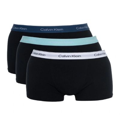Calvin Klein Herren-Boxershorts Relaxed, 3er-Pack, modisch, aus schwarzer Baumwolle