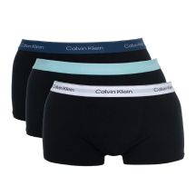 Calvin Klein Herren-Boxershorts Relaxed, 3er-Pack, modisch, aus schwarzer Baumwolle