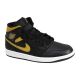 3. Air Jordan 1 Mid (GS) Basketballschuh Schwarz/Metallic-Gold - DQ8426-071