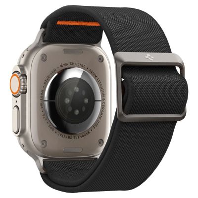 2. Spigen Fit Lite Ultra Armband für Apple Watch 4/5/6/7/8/9/SE/Ultra (42/44/45/49 mm) – Schwarz