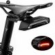 3. Rockbros LKWD-R1 Fahrrad-Rücklicht mit Laser und Fernbedienung + Micro-USB-Kabel - USB-A - Schwarz