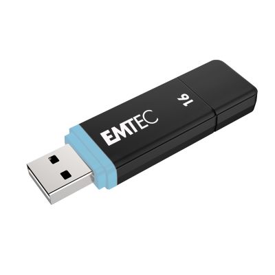 6. Emtec K100 USB-Stick 16 GB USB Typ-A 2.0 Schwarz, Mehrfarbig