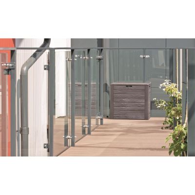 10. Gartenbox 140L Anthrazit Woodebox