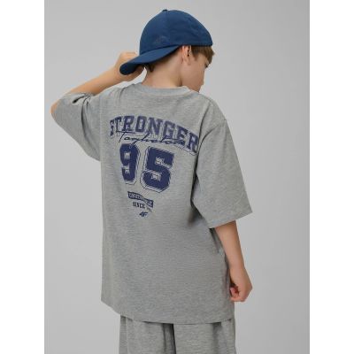 2. Lockeres Jungen-T-Shirt mit Aufdruck 4F 4FJRSS26TTSHM3465-27M