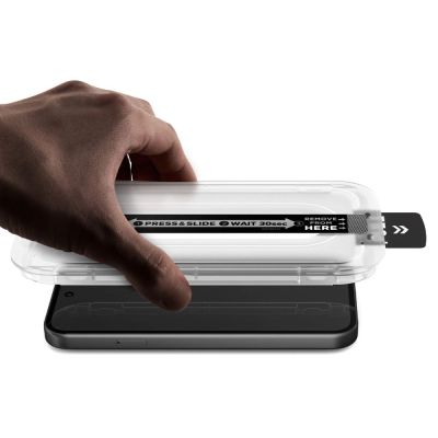 3. Spigen Glas.tR EZ Fit Pro 2er-Pack Displayschutzfolie aus gehärtetem Glas für Google Pixel 10A
