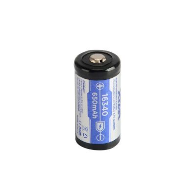 5. XTAR AKKU 16340/R-CR123 3,7 V 650 mAh LI-ION MIT SCHUTZ 16340-650