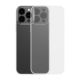 Baseus Frosted Glass Case Cover für iPhone 13 Pro Max Hardcover mit Gelrahmen Transparent (ARWS000202)