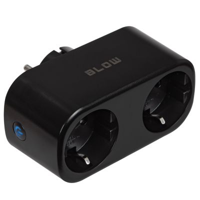 2. BLOW SMART DOPPELSTECKDOSEN-KONTROLLE MIT WLAN-FUNKTION TUYA SCHWARZ