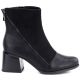 2. Gefütterte Damen-Ankle-Boots mit Blockabsatz, schwarz, M.Daszyński SA269-5
