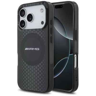 AMG Double Layer Transparent Graphics MagSafe Case für iPhone 17 Pro - Schwarz
