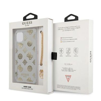 8. Guess Peony Chain Collection iPhone 11 Pro Hülle - Gold