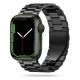 Tech-Protect Edelstahlarmband für Apple Watch 4 / 5 / 6 / 7 / 8 / 9 / SE / Ultra 1 / 2 (42/44/45/49 mm) – Schwarz