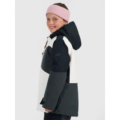 2. Snowboardjacke für Mädchen mit 10000er Membran, Größe 4F 4FJRAW25TTJAF1060-11S