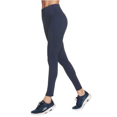 2. Skechers Go Walk Leggings mit hohem Bund W03LG30B-NVY Marineblau L