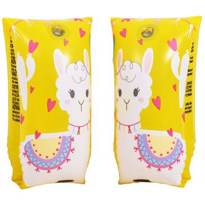 5. Alpaka-Schwimmflügel für Kinder, 30 x 15 cm, 37617, Gelb