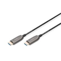 Hybrides HDMI-2.1-Anschlusskabel Ultra High Speed 8K60Hz UHD HDMI A/HDMI A Stecker/Stecker schwarz 15 m