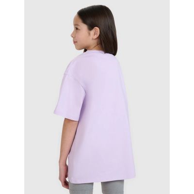 3. Oversize-T-Shirt mit Aufdruck für Mädchen 4F 4FJWSS25TTSHF1870-52S