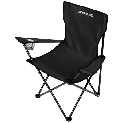 19. Klappbarer Campingstuhl 50 x 50 x 80 cm, schwarz