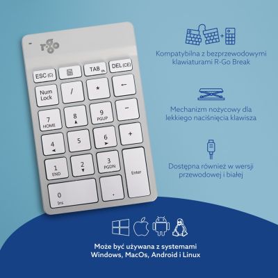 35. R-Go Tastatur Nummernblock Break Bluetooth take
