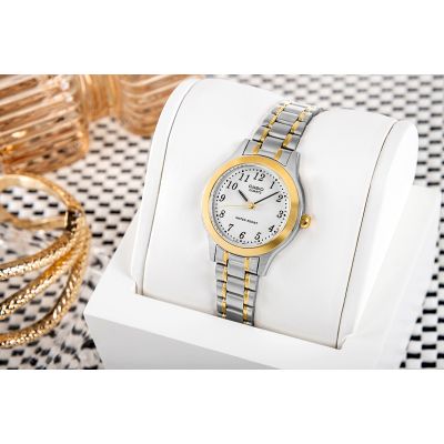 11. Damenuhr CASIO LTP-1263PG-7BEG + Box