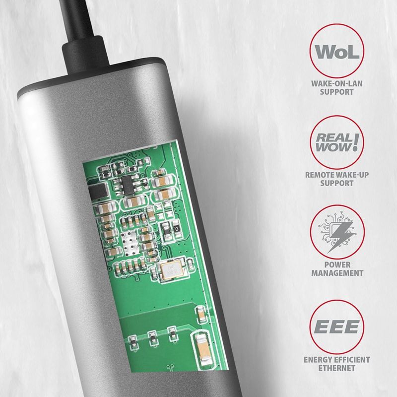 11. Axagon ADE-25RC Ethernet-Netzwerkkarte 2500 Mbit/s