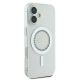 4. Guess IML Strass-MagSafe-Hülle für iPhone 16 – Weiß