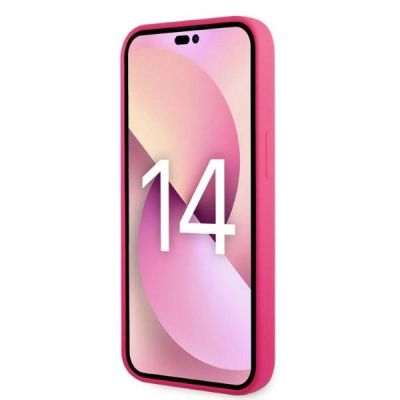 5. Karl Lagerfeld KLHCP14MSRSGRCF iPhone 14 Plus 6,7 "Hardcase rosa / rosa Silikon RSG
