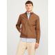 2. Jack&Jones JJEDYLAN CLEAN JACKET NOOS 12261197 COGNAC Kunstvelourslederjacke