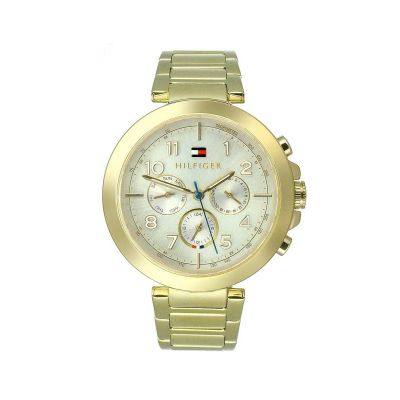 2. Tommy Hilfiger Damenuhr, wasserdicht, Gold - 1781450