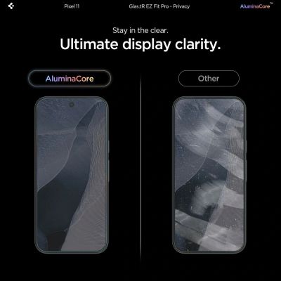 9. Spigen Glas.tR EZ Fit Pro HD 2er-Pack Sichtschutzglas für Google Pixel 10/11
